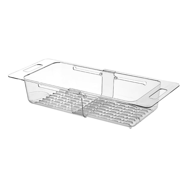 Clear Adjustable Sink Basket 