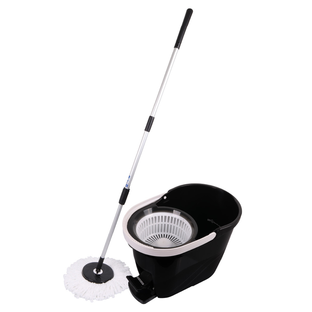 White Magic Spin Mop Duo (Hand Press + Foot Press)