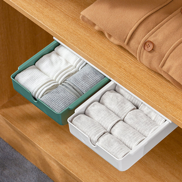 Underdesk Storage Organizer (Stick On) - Green