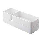 Stackable White Drawer Organizer - 3 Sizes