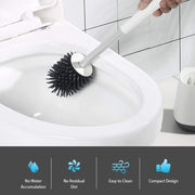 Toilet Brush with Tweezer