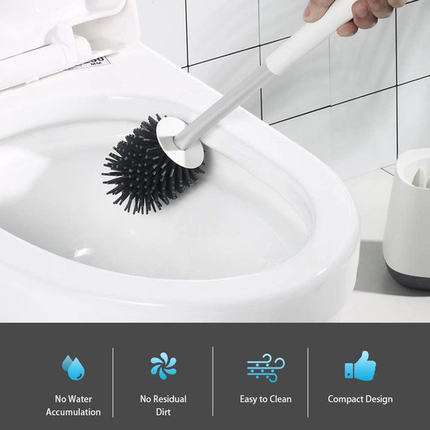 Heavy Duty Toilet Plunger With Holder Non-slip Toilet Cleaner Brush  Household Bathroom Sink Drain Cleaning Supplies - AliExpress