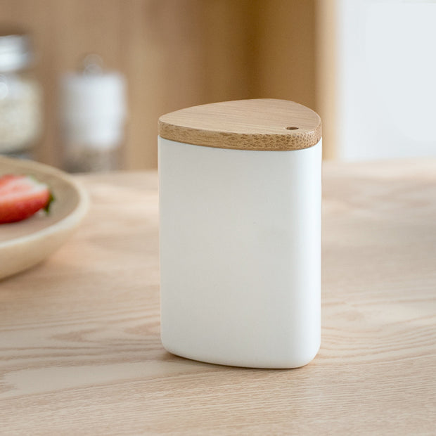 Toothpick Holder with Wooden Lid