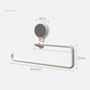 Rotatable Kitchen Towel Rack (Stick On) Size