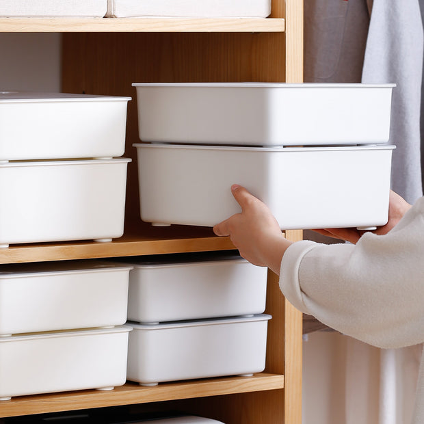 Stackable Box Organizer - White