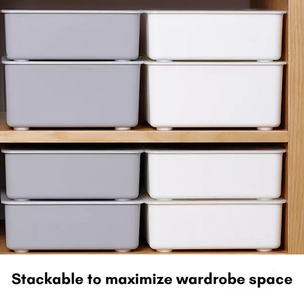 Stackable Box Organizer - Grey