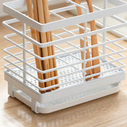 Cage Utensil Holder - White